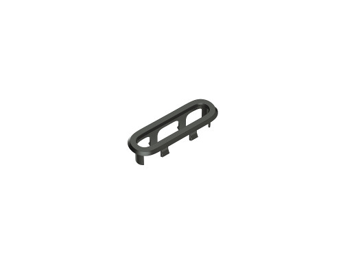 Накладка на перелив Ceramicanova CN010MB цвет Черный матовый