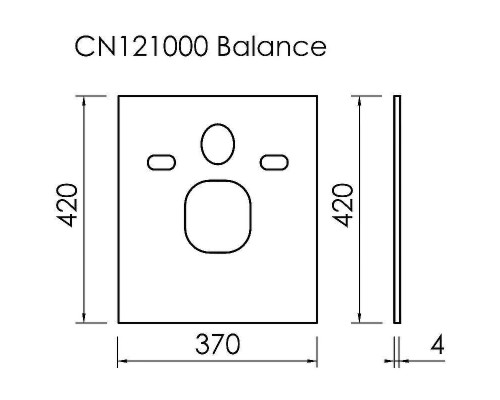 Шумоизоляционная панель Ceramicanova Balance CN121000 Белая