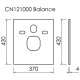 Шумоизоляционная панель Ceramicanova Balance CN121000 Белая