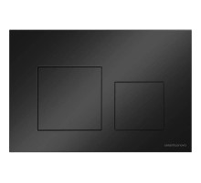 Клавиша смыва Ceramicanova Balance Square CN12-002MB Черная матовая