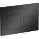 Клавиша смыва Ceramicanova Balance Square CN12-002MB Черная матовая