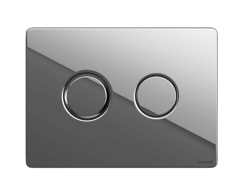 Заказать Клавиша смыва Cersanit Accento Circle P-BU-ACN-CIR/Cg Хром в магазине сантехники Santeh-Crystal.ru