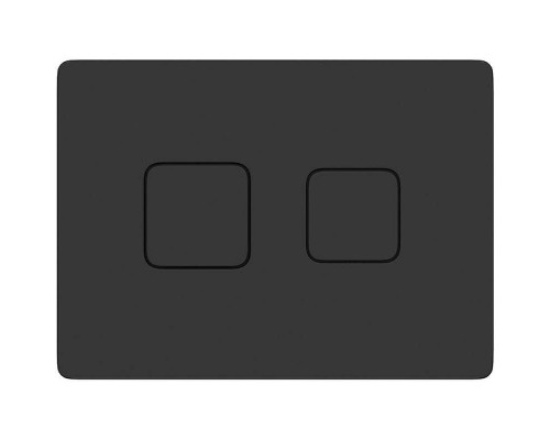 Купить Клавиша смыва Cersanit Accento Square 63838 Черная матовая в магазине сантехники Santeh-Crystal.ru