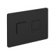 Купить Клавиша смыва Cersanit Accento Square 63838 Черная матовая в магазине сантехники Santeh-Crystal.ru