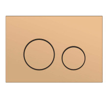 Клавиша смыва Cersanit Link 63524 Золотая матовая