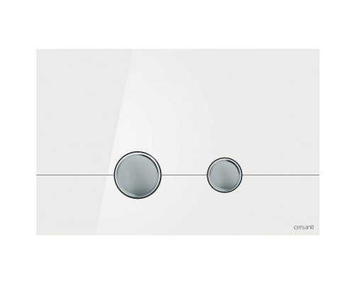Купить Клавиша смыва Cersanit Stero P-BU-STE/Whg/Gl Белая глянцевая в магазине сантехники Santeh-Crystal.ru