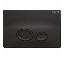 Клавиша смыва Creavit Drop GP2002.01 Черная матовая