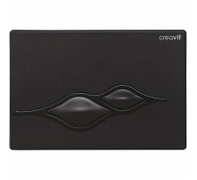 Клавиша смыва Creavit Ufo GP1002.01 Черная матовая