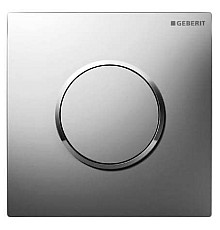 Кнопка смыва Geberit HyTouch Sigma 10 116.015.KN.1 матовый хром/обод глянцевый хром