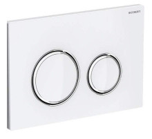 Клавиша смыва Geberit Sigma 21 115.884.SI.1 Белая Хром