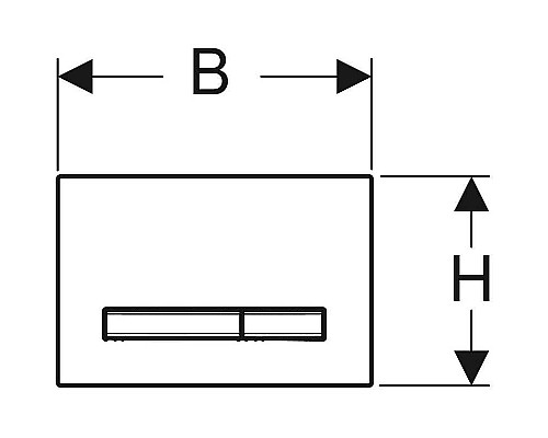Приобрести Клавиша смыва Geberit Sigma 50 NEW 115.788.DW.2 Черная в магазине сантехники Santeh-Crystal.ru