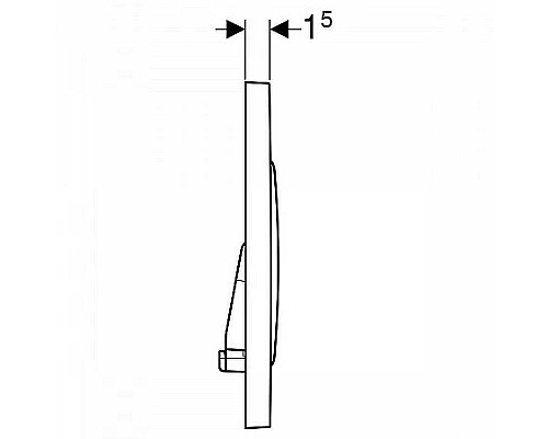 Купить Клавиша смыва Geberit Sigma 20 NEW 115.882.JT.1 Белая в магазине сантехники Santeh-Crystal.ru