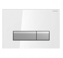 Клавиша смыва Geberit Sigma 40 115.600.SI.1 Белый/алюминий
