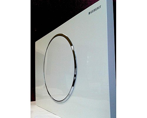 Купить Клавиша смыва Geberit Sigma 10 115.758.KJ.5 Белый/хром в магазине сантехники Santeh-Crystal.ru