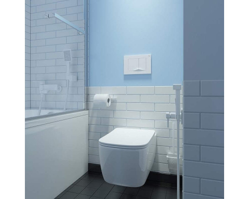 Купить Клавиша смыва Iddis Unifix UNI05MWi77 Белая матовая в магазине сантехники Santeh-Crystal.ru