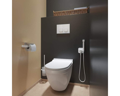 Купить Клавиша смыва Iddis Uniglass UNG01GWi77 Белая в магазине сантехники Santeh-Crystal.ru