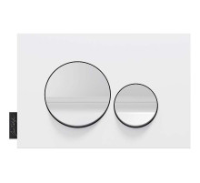 Клавиша смыва Jacob Delafon E20859-00-MWH Белая матовая Белая глянцевая