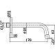 Приобрести Излив для смесителя Paffoni Light ZBOC045BO Белый матовый в магазине сантехники Santeh-Crystal.ru