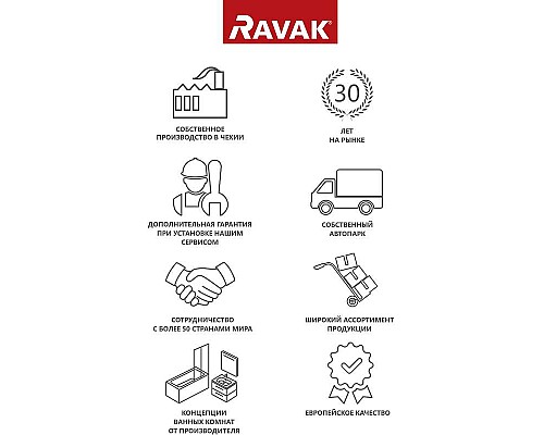 Заказать Декоративная планка Ravak 10/2000 XB452000001 Белая в магазине сантехники Santeh-Crystal.ru