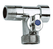 Запорный вентиль Remer 260 для стиральной машины Хром