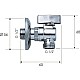 Заказать Запорный вентиль Remer 2611212 для стиральной машины Хром в магазине сантехники Santeh-Crystal.ru