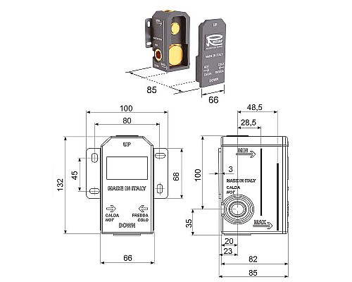 Купить Скрытая часть для смесителя Remer RRBOX G 1/2 в магазине сантехники Santeh-Crystal.ru