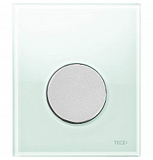 Клавиша смыва Tece Loop Urinal Glass 9242652 для писсуара Зеленая Хром матовый