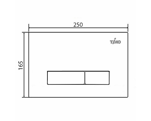Приобрести Клавиша смыва Timo Inari FP-003 Хром в магазине сантехники Santeh-Crystal.ru
