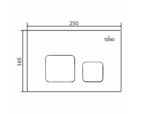 Приобрести Клавиша смыва Timo Soli FP-002W Белая в магазине сантехники Santeh-Crystal.ru