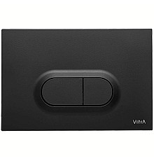 Клавиша смыва Vitra Loop O 740-0511 Черная матовая