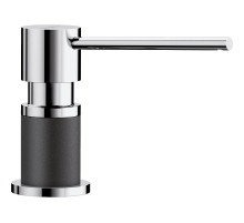 Дозатор для моющего средства Blanco Lato 525810 Хром Антрацит