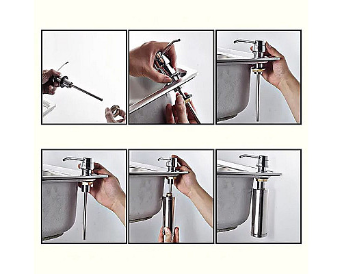 Santeh-Crystal.ru: Дозатор для моющего средства Haiba HB405 Хром Купить Дозатор для моющего средства Haiba HB405 Хром в магазине сантехники Santeh-Crystal.ru