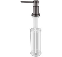 Дозатор для моющего средства Paulmark Brevit D005-GM Вороненая сталь