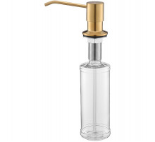 Дозатор для моющего средства Paulmark Rein D002-BG Брашированное золото