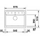 Заказать Кухонная мойка Blanco Dalago 6 525873 Черная в магазине сантехники Santeh-Crystal.ru