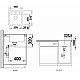 Заказать Кухонная мойка Blanco Dalago 45 517156 Антрацит в магазине сантехники Santeh-Crystal.ru