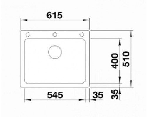 Купить Кухонная мойка Blanco Naya 6 525941 Черная в магазине сантехники Santeh-Crystal.ru