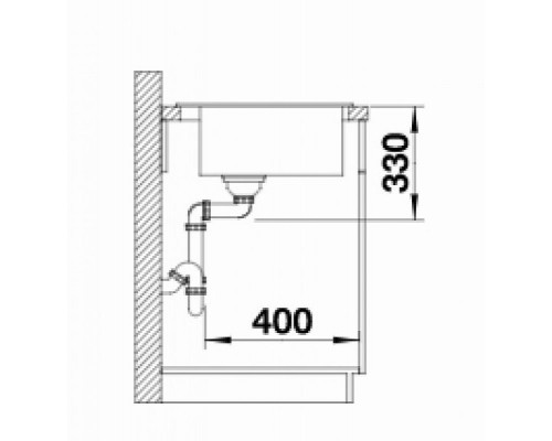 Купить Кухонная мойка Blanco Naya 6 525941 Черная в магазине сантехники Santeh-Crystal.ru