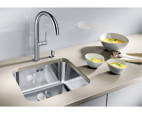 Купить Кухонная мойка Blanco Supra 450-U 518203 Нержавеющая сталь полированная в магазине сантехники Santeh-Crystal.ru