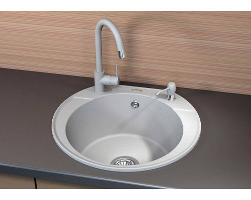 Приобрести Кухонная мойка Florentina Эльба-555 20.145.C0555.102 Черная в магазине сантехники Santeh-Crystal.ru