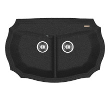 Кухонная мойка Florentina Эмилия-870 20.365.F0870.102 Черная