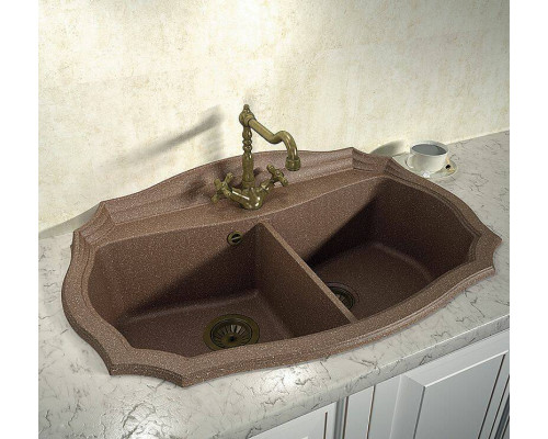 Купить Кухонная мойка Florentina Эмилия-870 20.365.F0870.305 Грей в магазине сантехники Santeh-Crystal.ru