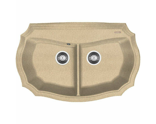 Купить Кухонная мойка Florentina Эмилия-870 20.365.F0870.104 Бежевая в магазине сантехники Santeh-Crystal.ru
