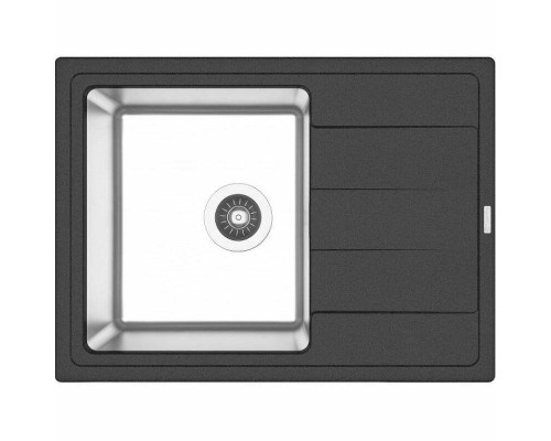Купить Кухонная мойка Florentina Комби-650 21.390.B0650.302 Антрацит в магазине сантехники Santeh-Crystal.ru