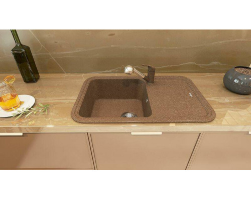 Купить Кухонная мойка Florentina Крит-780 20.170.D0780.105 Коричневая в магазине сантехники Santeh-Crystal.ru