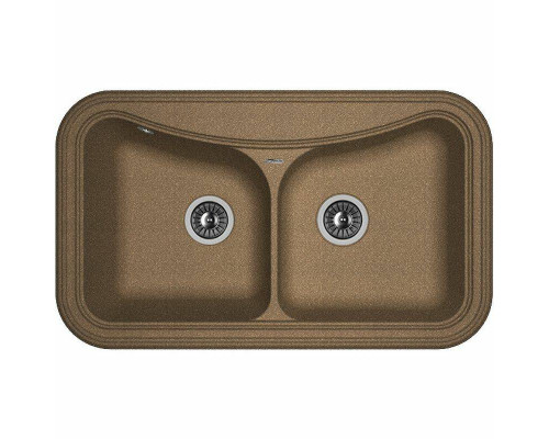 Купить Кухонная мойка Florentina Крит-860 20.115.E0860.105 Коричневая в магазине сантехники Santeh-Crystal.ru