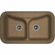 Купить Кухонная мойка Florentina Крит-860 20.115.E0860.105 Коричневая в магазине сантехники Santeh-Crystal.ru