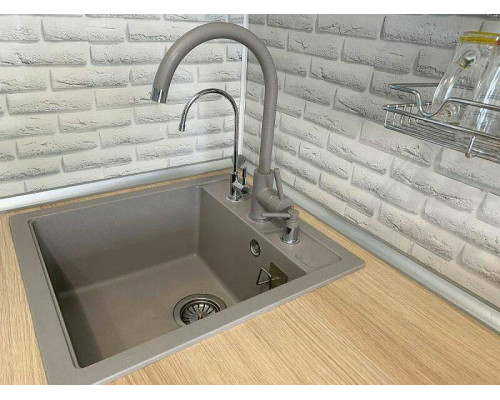 Приобрести Кухонная мойка Florentina Липси-460 20.280.B0460.305 Грей в магазине сантехники Santeh-Crystal.ru