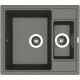 Приобрести Кухонная мойка Florentina Липси-580К 20.210.D0580.102 Черная в магазине сантехники Santeh-Crystal.ru