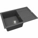 Купить Кухонная мойка Florentina Липси-760 20.160.D0760.102 Черная в магазине сантехники Santeh-Crystal.ru
